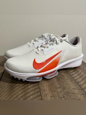 Nike Air Zoom Infinity Tour 2 Men’s Sz 12 Golf Shoes White Orange HJ7573-104 NEW